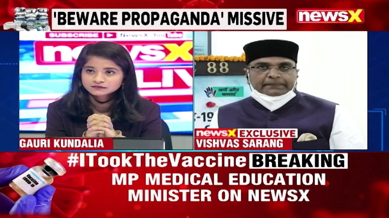 ‘Vaccination Drive 4 days A Week’ | MP Medical Education Minister On NewsX