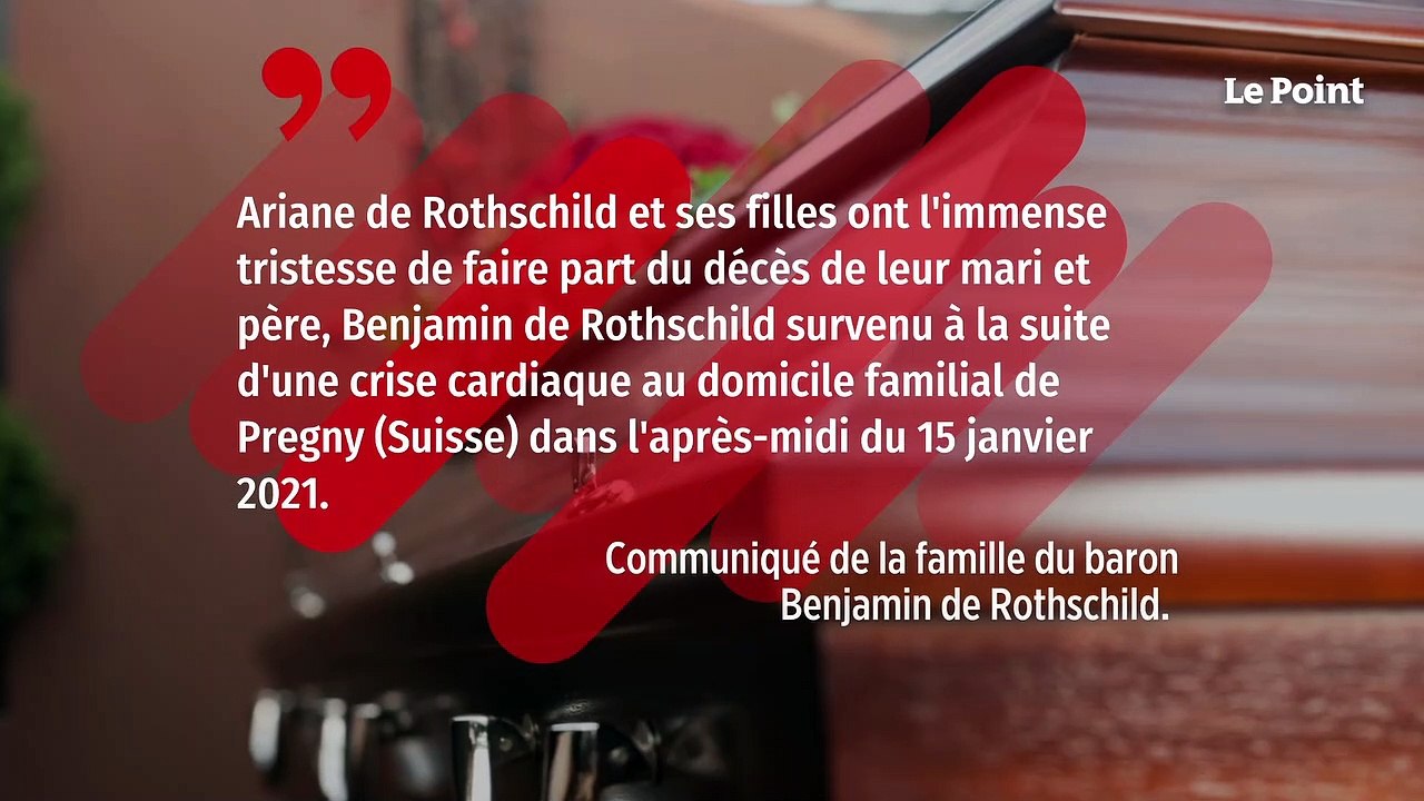 Le baron Benjamin de Rothschild est décédé