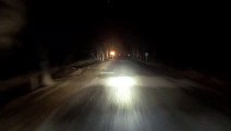 Near miss with cow caught on dash cam