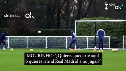 Mourinho amenaza a Bale: "¿Quieres estar aquí o irte a Madrid a no jugar?"