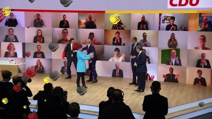 El centrista Laschet gana la elección como nuevo presidente de la CDU de Merkel