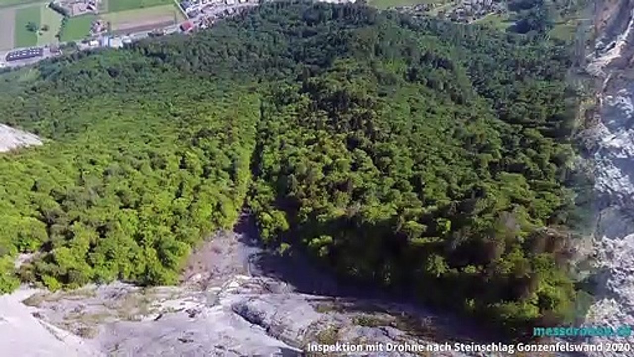Inspektion mit Drohne zur Gefahrenbeurteilung