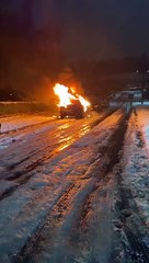 Sheffield car set on fire by petrol-bomb in suburb