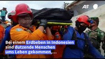 Dutzende Tote bei Erdbeben in Indonesien