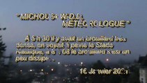 MICHOU64 W-D.D. MÉTÉOROLOGUE - 16 JANVIER 2021 - PAU - L'AURORE DE CE SAMEDI AVEC DU BROUILLARD