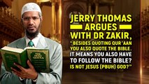 Besides Quoting Quran you also Quote the Bible. It Means you also have to Follow the Bible
