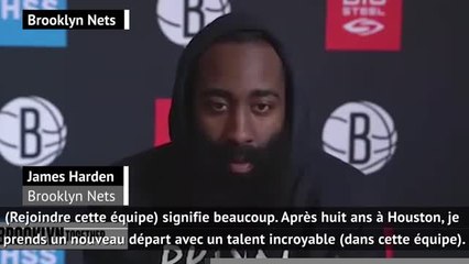 Nets - Harden : "Je prends un nouveau départ"