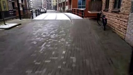 Netherlands "Snowstorm" and my Barefoot Winter Adventures