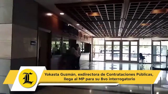 Yokasta Guzmán, exdirectora de Contrataciones Públicas, llega al MP para su 8vo interrogatorio