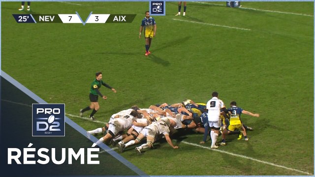 PRO D2 - Résumé USON Nevers-Provence Rugby: 23-19 - J16 - Saison 2020/2021