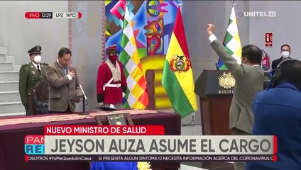 Jeyson Auza fue posesionado como nuevo ministro de Salud
