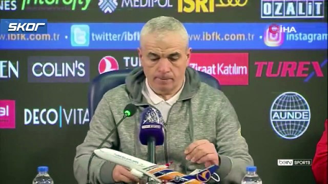 Rıza Çalımbay: Saha şartları uygun olsaydı daha başka maç olabilirdi