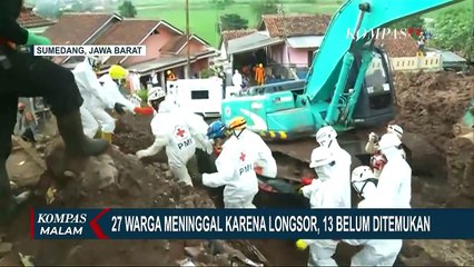 Memasuki Hari ke-8, Tim SAR Kembali Temukan 2 Jenazah Korban Longsor Sumedang