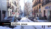 Ισπανία: Τιτάνια προσπάθεια για να ανοίξουν οι δρόμοι από τα χιόνια