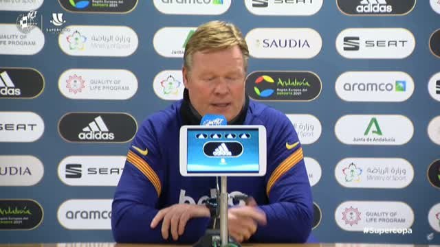 Koeman sobre Messi: Tenemos esperanzas de que juegue pero la última palabra la tiene él
