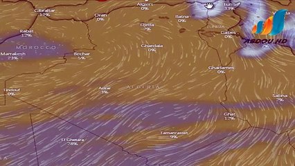 احوال طقس الجزائر الاحد 17 جانفي 2021 تسجيل امطار ورياح