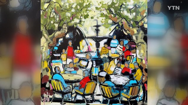 '집콕'하면서 작품이 늘었다는 화가의 긍정 에너지 / YTN