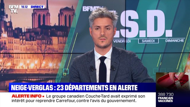 Jérôme Lefèvre: Le trafic reste dense dans l'Est du pays malgré la neige et le verglas - 16/01