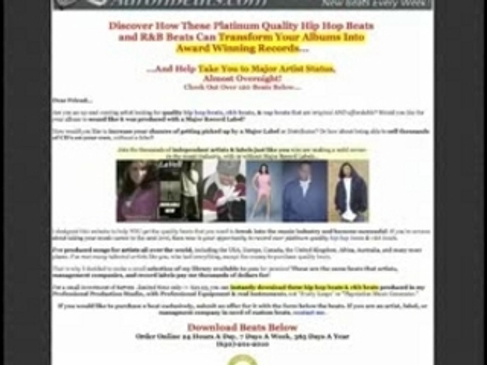 How to get rap beats, hip hop beats, and r&b instrumentals