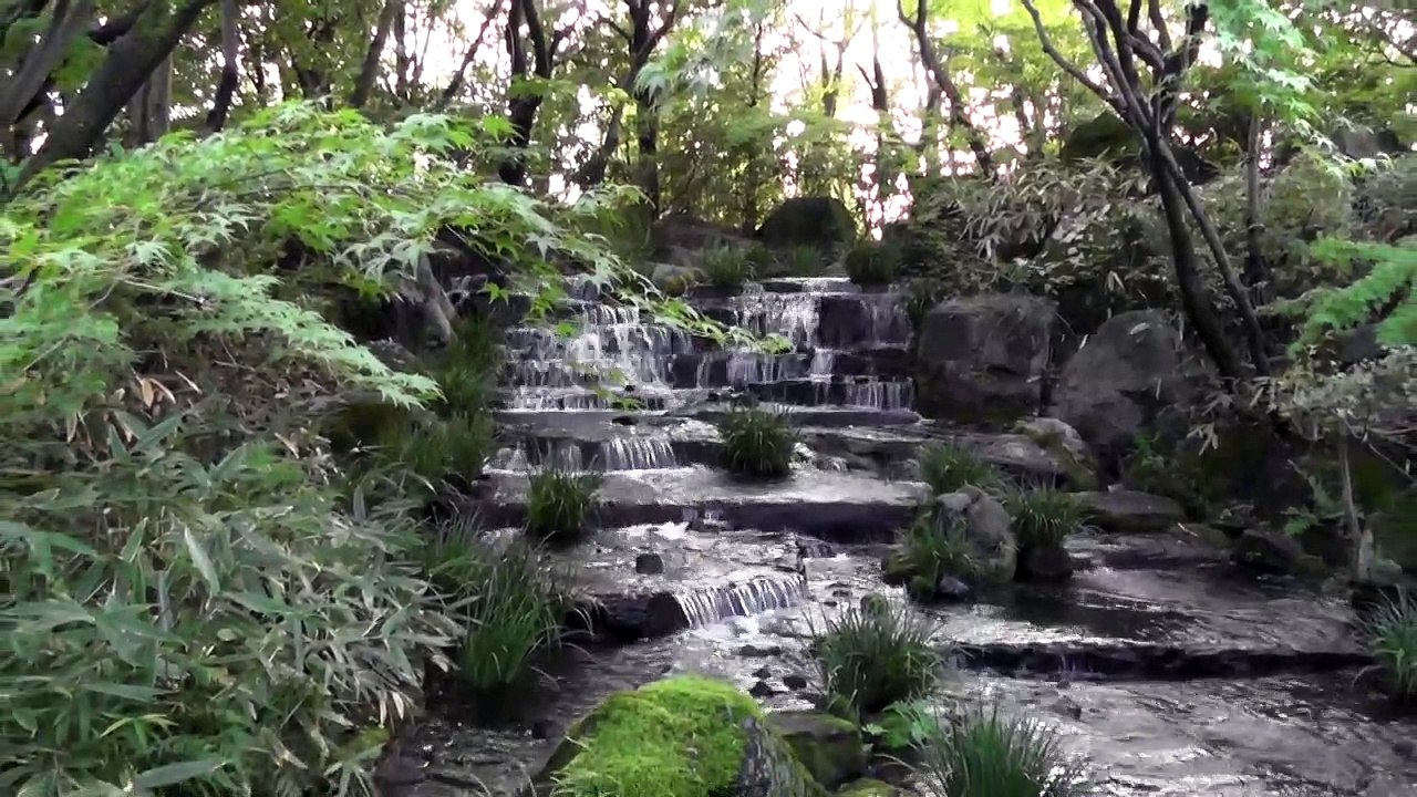 jardin japonais himeji cascade