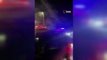 Şiddetli karda yoldan çıkan kamyonet şarampole uçtu: 6 yaralı