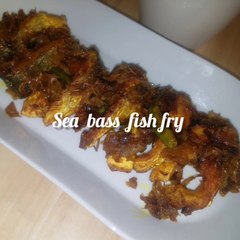 Sea bass fish fry