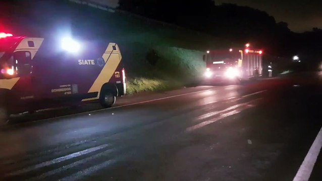 Homem é atropelado por Celta na BR-467 após chamar atenção do motorista do automóvel