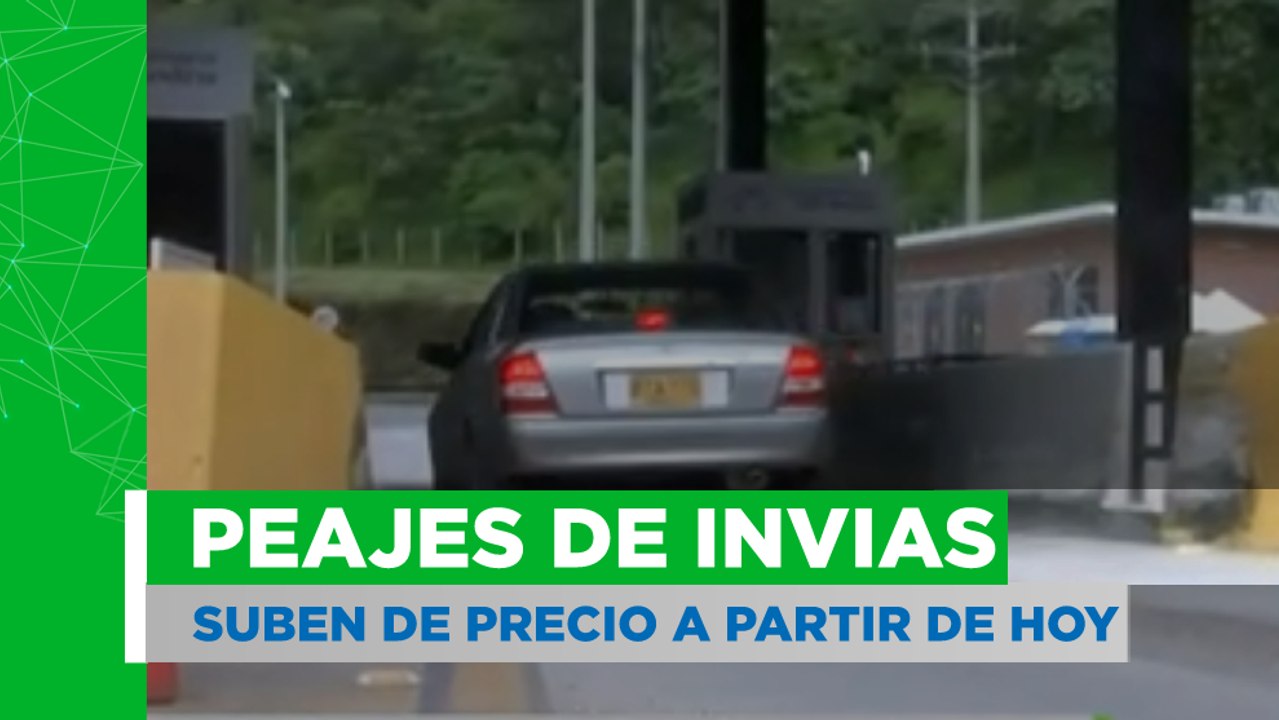 Aumento de precios de los peajes