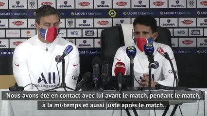 20e j. - Perez sur l'absence de Pochettino : "Nous sommes en contact permanent avec lui"
