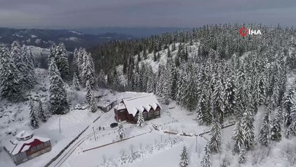 Ordu'dan kartpostallık kar görüntüleri