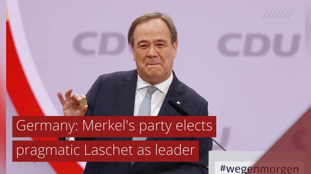 Germany: Merkel's party elects pragmatic Laschet as leader, and other top stories in international news from January 17, 2021.