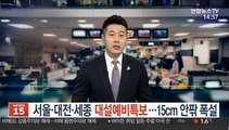 [날씨] 서울 대설예비특보…내일 출근길 빙판 우려