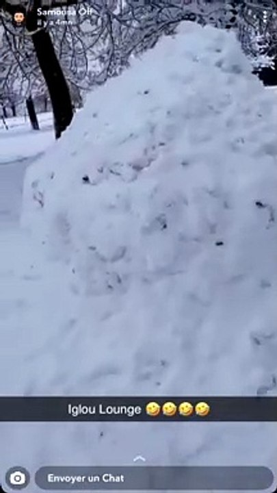 Le premier concept de chicha-igloo