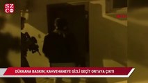 Esenyurt'ta dükkana baskın; Kahvehaneye gizli geçit ortaya çıktı