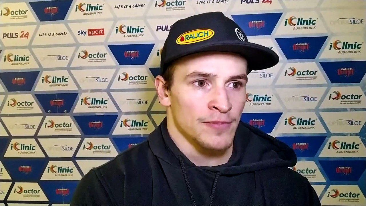 16.01.21: Emilio Romig (DEC) nach Sieg gegen Bratislava