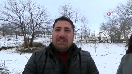 Aydın’da dağlar beyaz örtüyle kaplandı