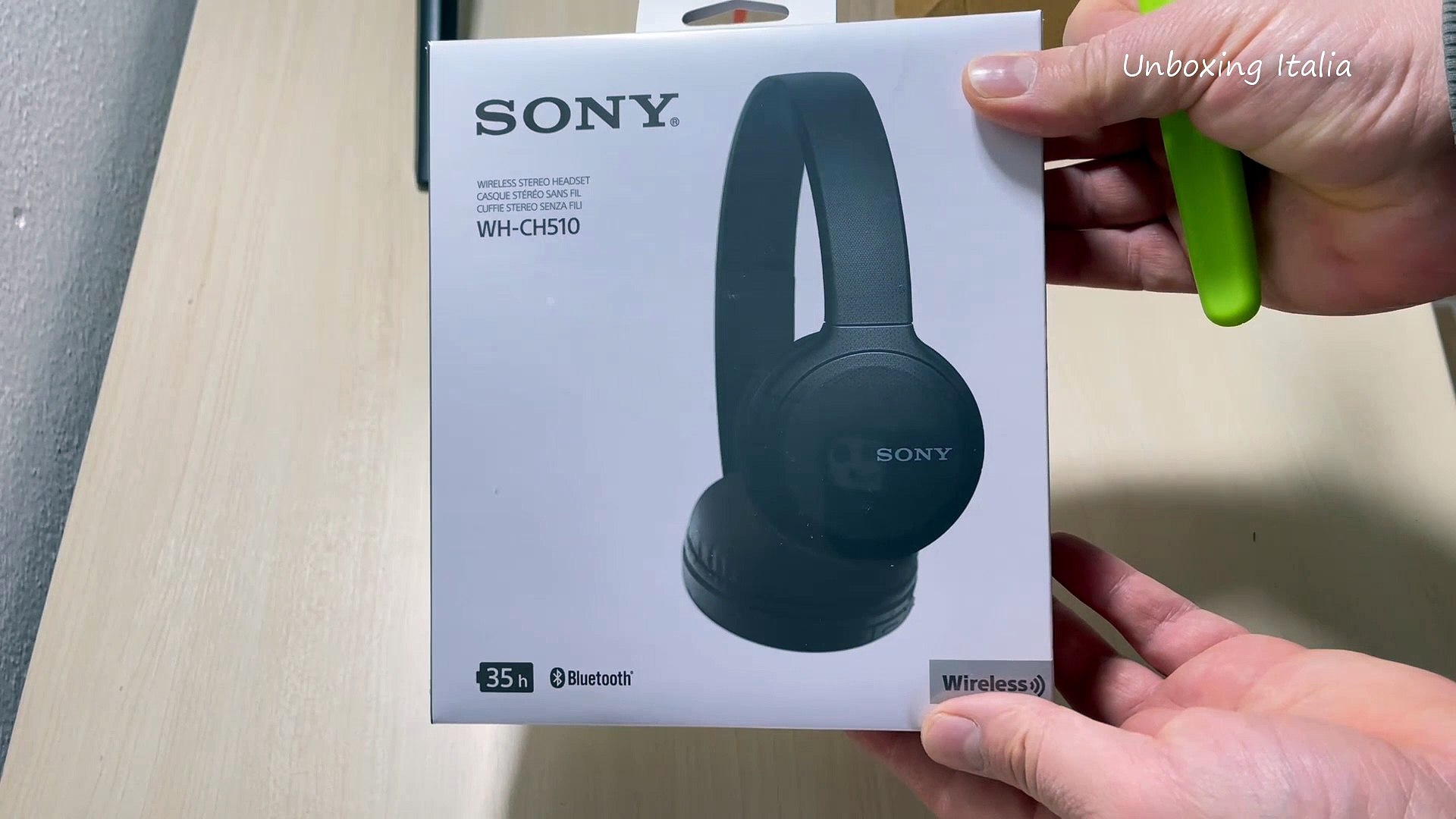 Unboxing cuffie bluetooth Sony WH-CH510 Unboxing Italia - Video Dailymotion