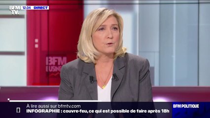 Stratégie vaccinale: Marine Le Pen déplore "un problème majeur de logistique"