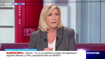 Descargar video: Covid-19: Marine Le Pen réclame des contrôles aux frontières 