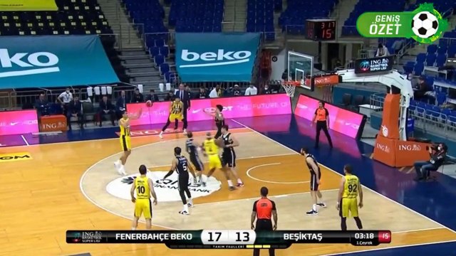 Fenerbahçe 83-92 Beşiktaş (GENİŞ ÖZET)