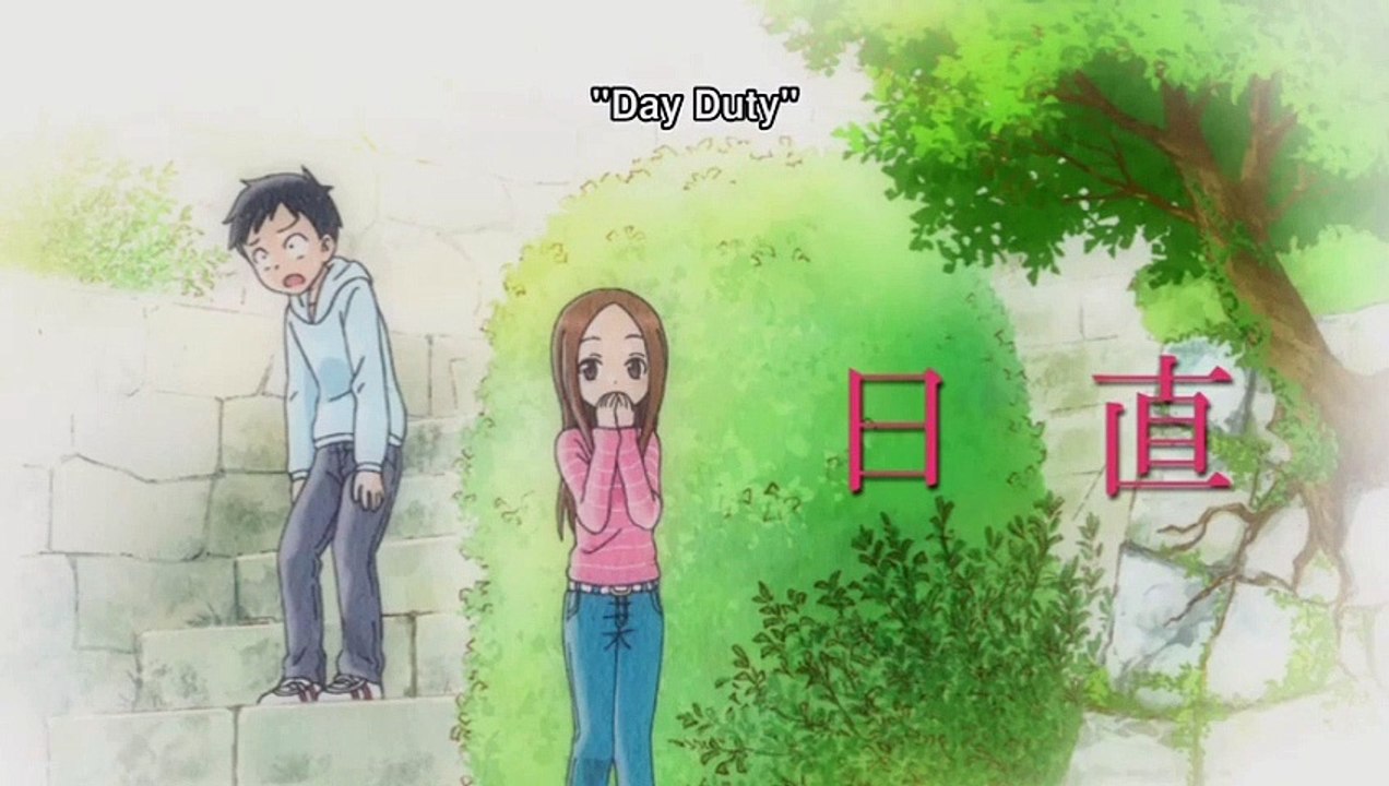 Karakai Jouzu no Takagi-san | Teasing master ep 1 English dubbed  | Day Duty
