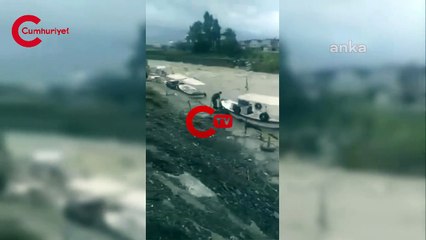 Balıkçıların barınağa sığınmasına izin verilmedi