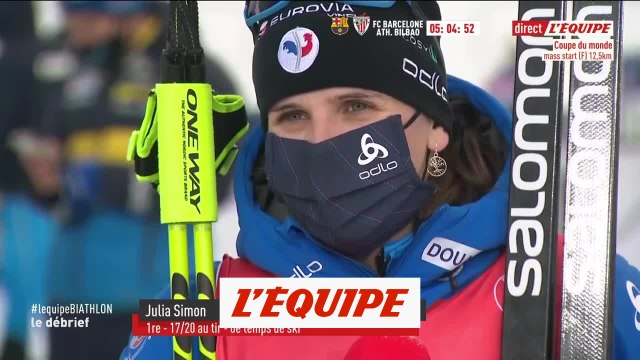 Simon : «Je ne m'attendais pas à ressortir en tête» - Biathlon - CM (F)