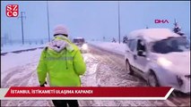 Kar etkisini arttırdı! İstanbul istikameti ulaşıma kapandı