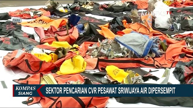 Sektor Pencarian CVR Sriwijaya Air SJ182 Dipersempit