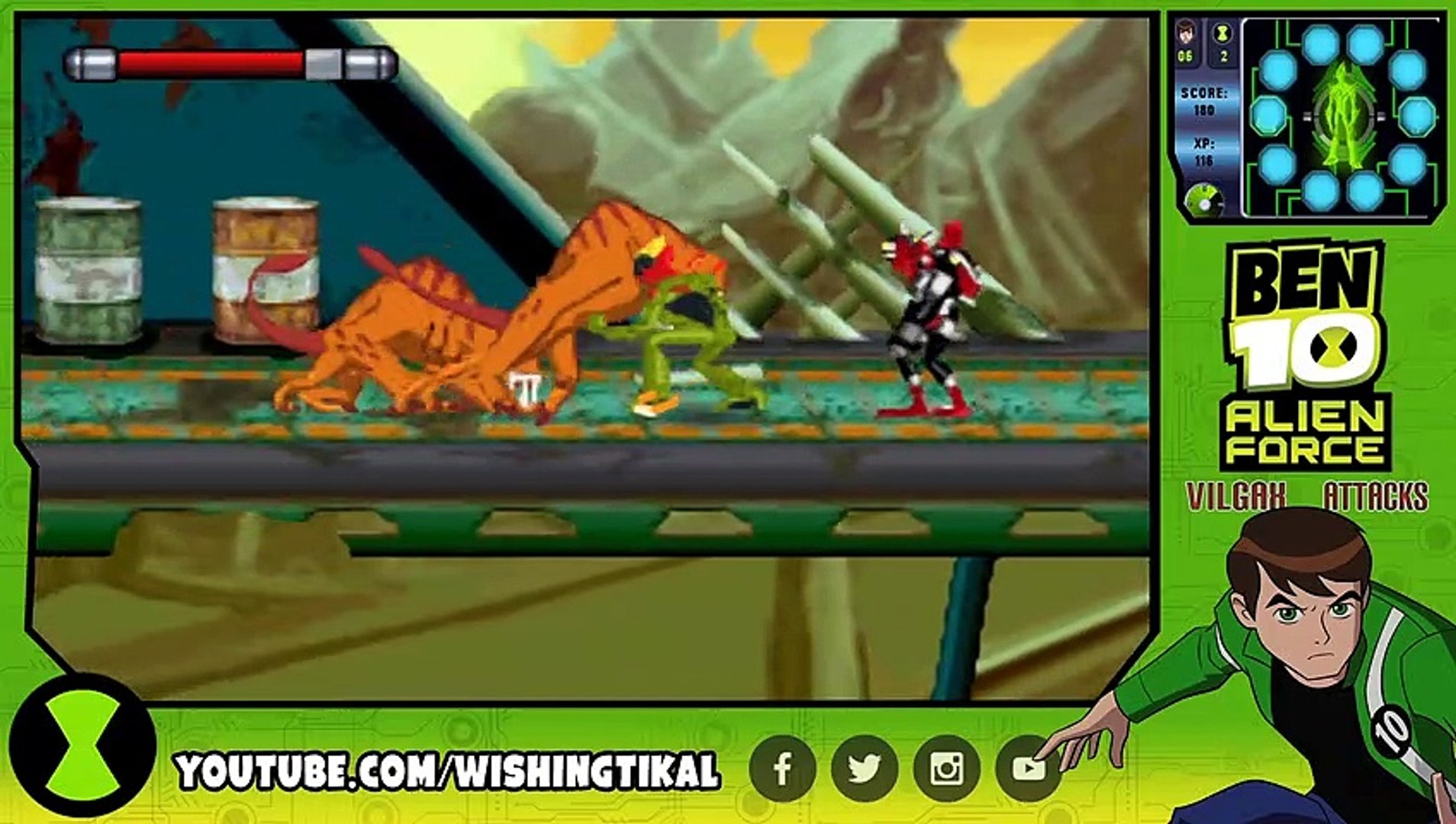 Ben 10 Alien Force Vilgax Attacks FULL GAME Walkthrough (DS)