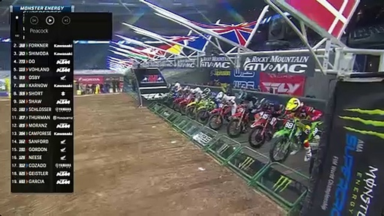 2021 AMA Supercross Round 1 Houston 1 - 250SX East Heat Race 1