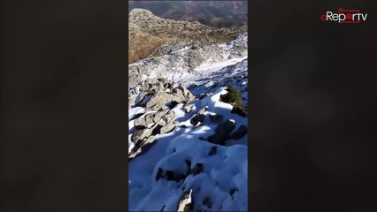 إطلالة على تطوان و النواحي من قمة جبل بوزيتون (1215م) الذي اكتسى حلة بيضاء - 15/01/2021