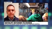 Alexeï Navalny returns to Russia