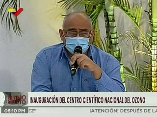 Min. Alvarado: El Ozono tiene múltiples usos: antigripal, para regenerar tejidos, entre otros